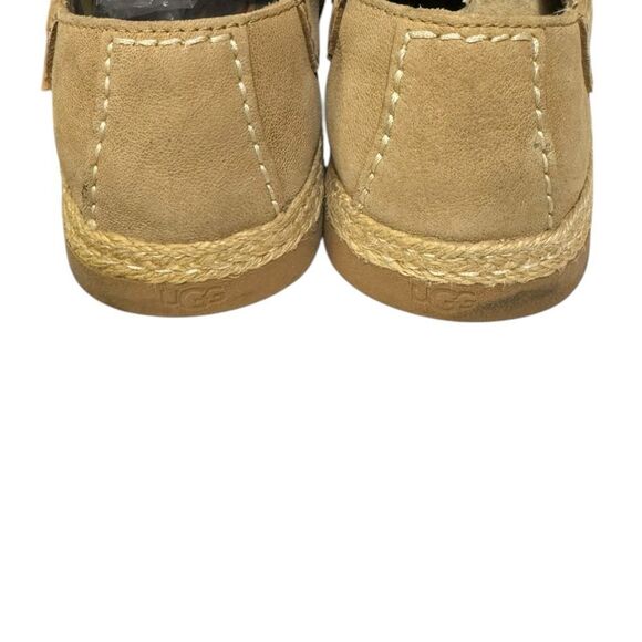 UGG Men's McCall Tan Suede Leather Lace Espadrille Sneakers Loafers 7 - Picture 5 of 6